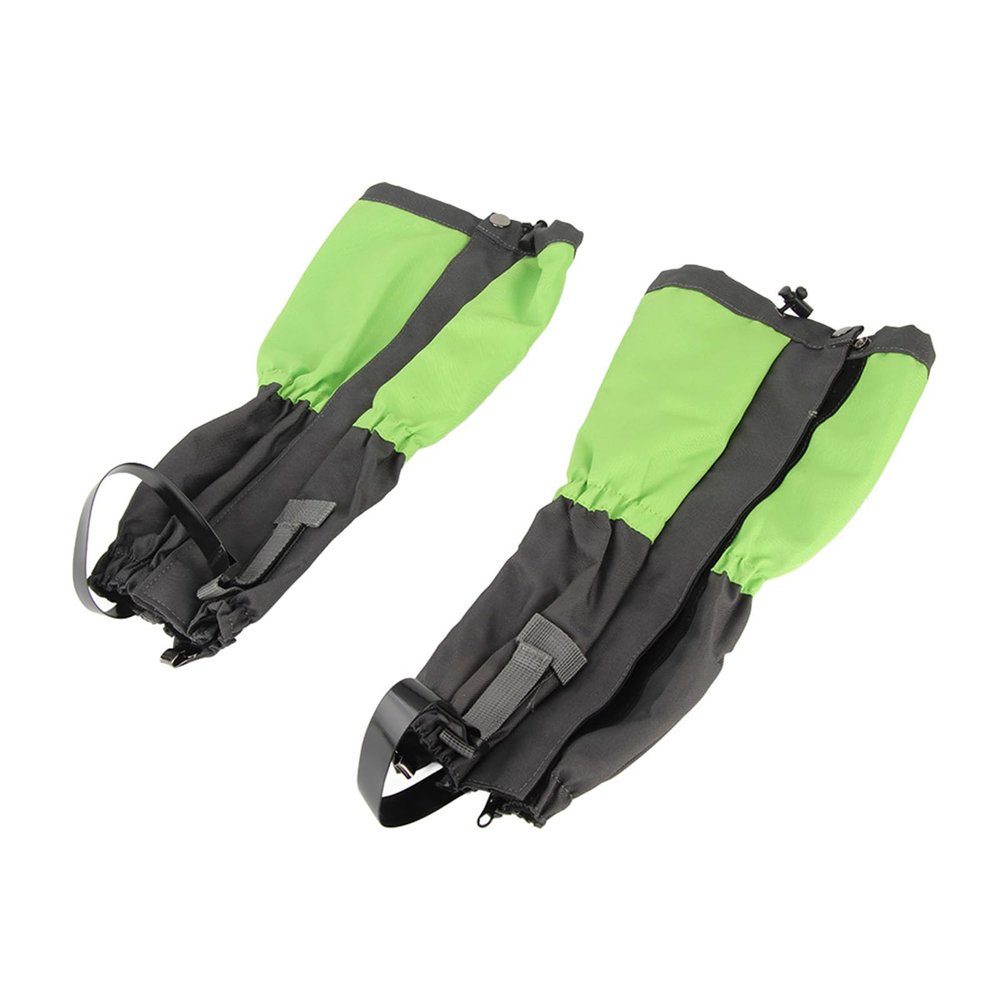 Grcfumo Ski Gaiter Shoe Boots Cover, Gaiters for Hiking Boots, Gaiters for Hiking for Ensuring Durability in Outdoor Activities Such As Hiking(green)