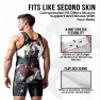 Exxact Sports Sublimated Men's Wrestling Singlet, High-Performance Powerlifting Singlet, Wrestling Singlets for Men (AL, Gladiator) view 3