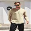 COOFANDY 2 Pack T Shirts for Men Long Sleeve Cotton Hipster Hip Hop Longline Crewneck Tee Shirts for Gym Workout Casual Fall Undershirts view 2