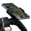 Black Harp Golf Push Cart Phone Holder - Silicone Phone Mount Compatible with Clicgear, Sun Mountain, Caddytek, Rovic, Caddy, Bag Boy & More- Golf Push Cart Accessories for Cell Phones view 1