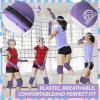 Gosodeny 6 Pcs Volleyball Knee Pad and Arm Sleeve Volleyball Accessories Drawstring Bag Softball Headbands Volleyball Protection Training and Games Equipment Gifts view 4