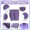 Gosodeny 6 Pcs Volleyball Accessories Volleyball Knee Pads Arm Sleeves Drawstring Bag Softball Headbands Volleyball Protection Equipment Gifts for Women Training view 3