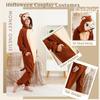 ZephyrPourset Adult Onesie Pajamas Animal Monkey Halloween Cosplay Costume One-piece Sleepwear Homewear XL view 2