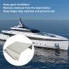 flexman Boat Cowl Vent, 5.5 X 5.5 X 2in Stainless Steel Cowl Ventilator with Nylon Base, Marine Vent Cover, Boat Marine Clamshell Ventilator, Boat Yacht Accessory for Boat Marine Clamshell Ventilat view 2