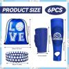 Gosodeny 6 Pcs Volleyball Accessories, Include Volleyball Knee Pads Arm Sleeves Drawstring Bag Softball Headbands Volleyball Protection Equipment Gifts view 2