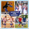 Gosodeny 6 Pcs Volleyball Accessories, Include Volleyball Knee Pads Arm Sleeves Drawstring Bag Softball Headbands Volleyball Protection Equipment Gifts view 4