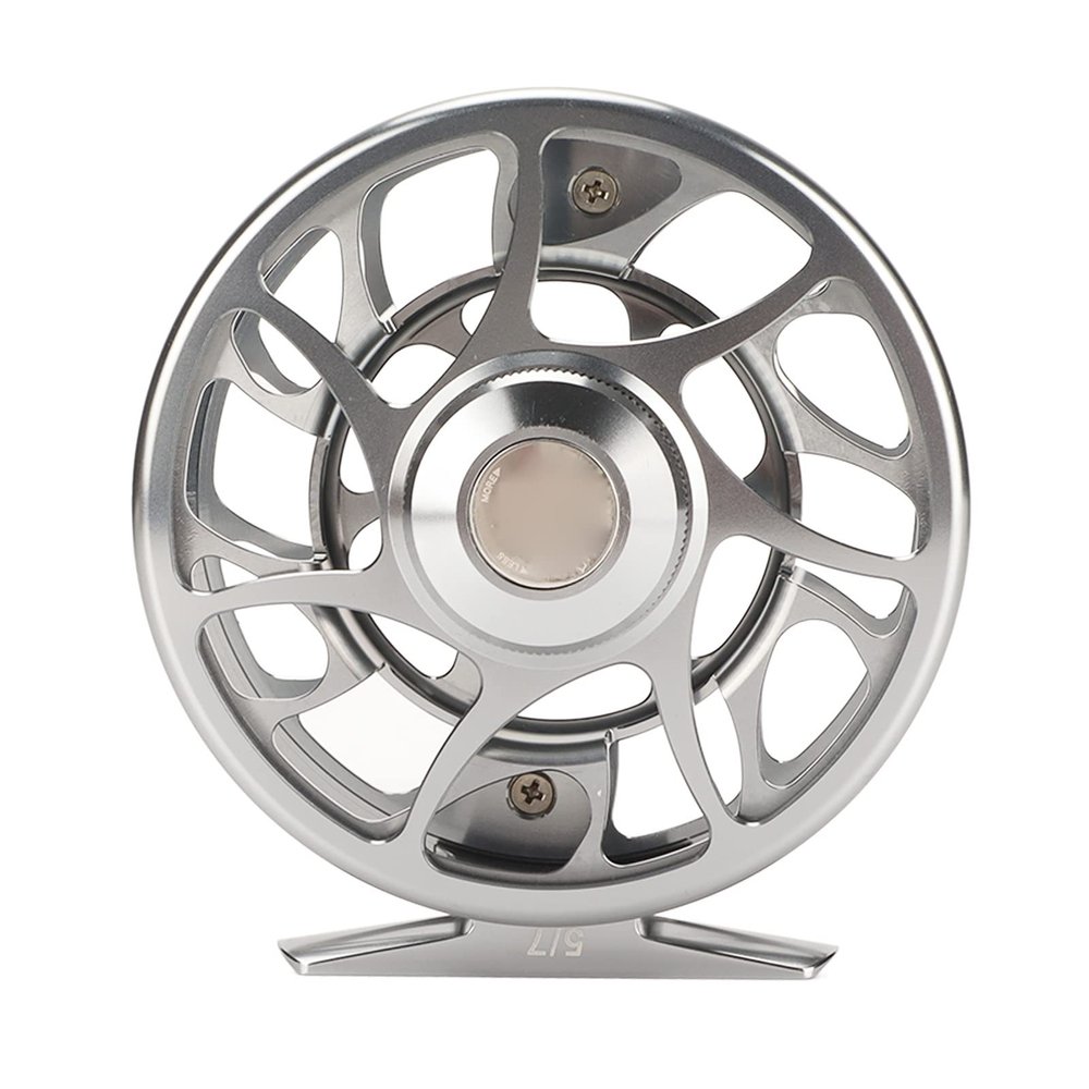Metal Fishing Reel Aluminum Alloy CNC Machined Fly Reel 1:1 Speed Ratio Freshwater Saltwater Fishing