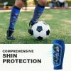 Soccer Shin Guards Kids Youth, Ski Shin Guard Sleeves for Boys Girls Adults Men Women, Protective Soccer Equipment for 2-18 Years Old Boys Girls, High Impact Resistant Breathable Comfortable(Blue,XL) view 3
