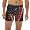 ZLYYXY Men'S Long Leg Boxers Brief Novelty Underwear Comfort Fit Moisture Wicking Breathable Firefighter Axe Red Line Flag, X-Large view 2
