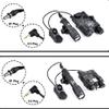 okyass Tactical Modular Dual Wire Button Remote Activation Pressure Switch Light Accessories for M300 M600 PEQ15/A2 Series Scout Light and Tactical Flashlight (Crane Laser+SF Plug BK) view 4