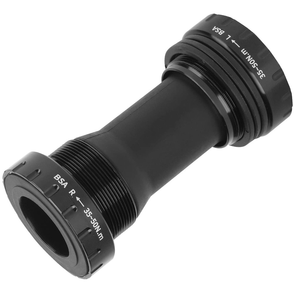 Akozon Bottom Bracket for Road and Mountain Bikes | 68-73mm BB Bottom Brackets | Aluminum Alloy | and | High Lubrication (Black)