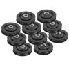 Akozon 10pcs HighQuality Nylon Iron Fitness Bearing Pulley - Home Gym Attachments, Exercise Strength Training Accessory -, Suitable for Health, Family (90mm) view 3