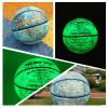MILACHIC Personalized Basketball, Customized Glow in The Dark Basketball Gift, Glowing Basketballs Blue Size 7(29.5") Indoor Outdoor view 2