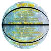MILACHIC Personalized Basketball, Customized Glow in The Dark Basketball Gift, Glowing Basketballs Blue Size 7(29.5") Indoor Outdoor view 4