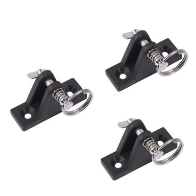 Milisten 3pcs Boat Canopy Fitting Boat Parts and Accessories Boat Hardware Boat Awning Accessory Awning Accessory for Boat, 5.5X4.5X3.1cm, Black, P258163O6215WOR