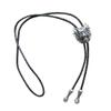 ARTICAL HEART Vintage Silver Cut Out Dragon Western Rodeo Cowboy Bolo Tie view 1