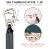 4 Pack 3FT+2 Pack 2FT Bungee Boat Dock Line with Stainless Steel Clip view 3
