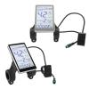 Akozon Electric LCD Meter, 5 Pin 24V 36V 48V 60V Universal E Scooter M5 LCD Panel Screen, Easy to Install, Suitable for 31.8mm & 22.2mm Electric Bikes, view 2