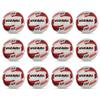 Vizari Stadio Match NFHS Soccer Ball for Practice Sessions and Official Games | 32 Panel Hand Stiched Training Soccer Ball for Boys Kids and Adults (Set of 12) (Size 4-12 Deflated Balls, White) view 1