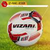 Vizari Stadio Match NFHS Soccer Ball for Practice Sessions and Official Games | 32 Panel Hand Stiched Training Soccer Ball for Boys Kids and Adults (Set of 12) (Size 4-12 Deflated Balls, White) view 3