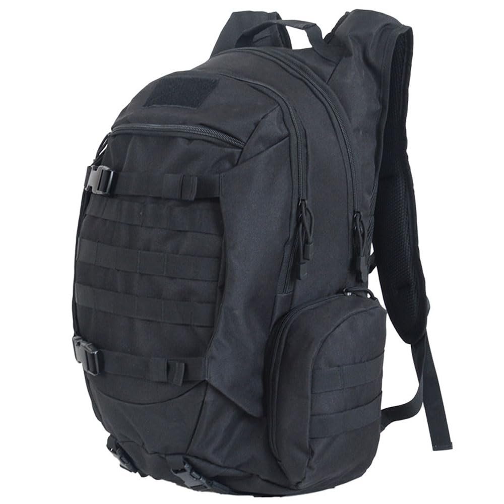 Thuram 45L Waterproof Fishing Hunting Backpack Outdoor Military Rucksacks Tactical Sports Camping Hiking Trekking Bags (Black)