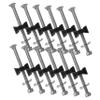 KICHOUSE 12pcs Trampoline Screws Set Galvanized Steel Fasteners for Trampoline Stability Easy Installation Compatible Outdoor Use and view 1