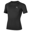 Konrunppy Boys Compression Shirts Short Sleeve Youth Kids Football Basketball Undershirt Qucik Dry Athletic Workout T-Shirt (Black,Medium) view 1