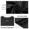 Konrunppy Boys Compression Shirts Short Sleeve Youth Kids Football Basketball Undershirt Qucik Dry Athletic Workout T-Shirt (Black,Medium) view 4