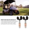 Brilluxa Front End King Pin Repair Kit, 2set Repair Kit, 102287201, 102288201, 102288401 King Pin Kit, Compatible with Club Car Precedent GE 2004up, Golf Cart Parts, Suspension Components view 2