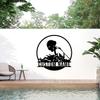 MeigoArt Custom Swimmer Metal Wall Art, Personalized Swimming Name Sign - Swim Sport Club Metal Sign Wall Art Decor, Swimming Gifts, Swimmer Name Sign, Swimming Metal Wall Art (Style-3) view 2