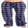 Just Love Women 100% Cotton Pajama Pants 7049-10195-PUR-1X-SIOC