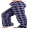 Just Love Women 100% Cotton Pajama Pants 7049-10195-PUR-M-SIOC view 2