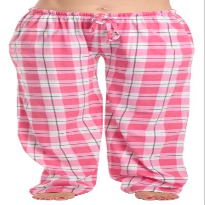 Just Love Women 100% Cotton Pajama Pants 7049-10018-PNK-L-SIOC