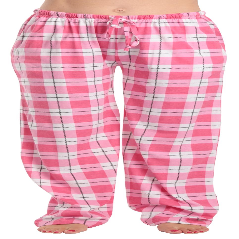 Just Love Women 100% Cotton Pajama Pants 7049-10018-PNK-L-SIOC