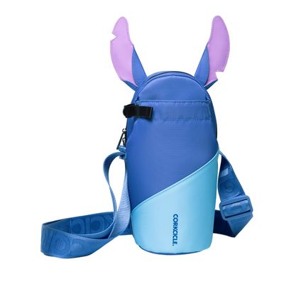Corkcicle Crossbody Water Bottle Sling Bag - Adjustable Strap - Padded Interior Pocket - Fits 16 oz to 40 oz Tumblers - Summer Drinkware Gift - Stitch
