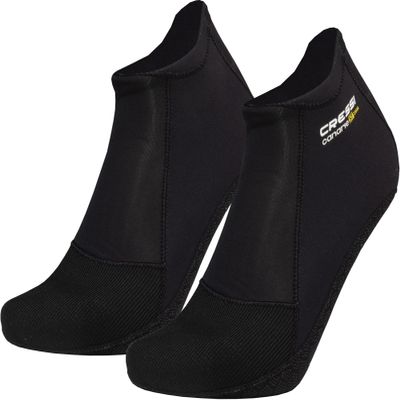 Cressi Canarie ST 2 mm Diving Socks, Black/Black, 2 mm, M