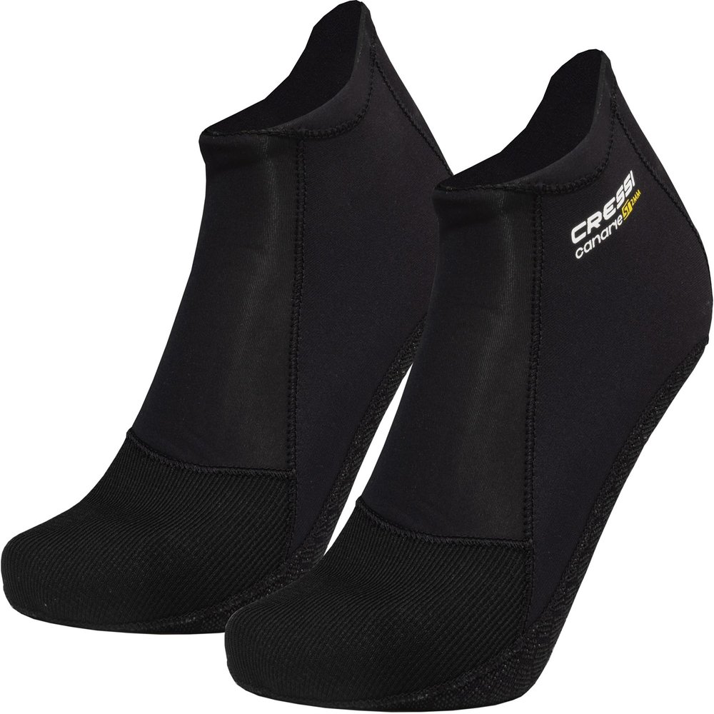 Cressi Canarie ST 2 mm Diving Socks, Black/Black, 2 mm, M