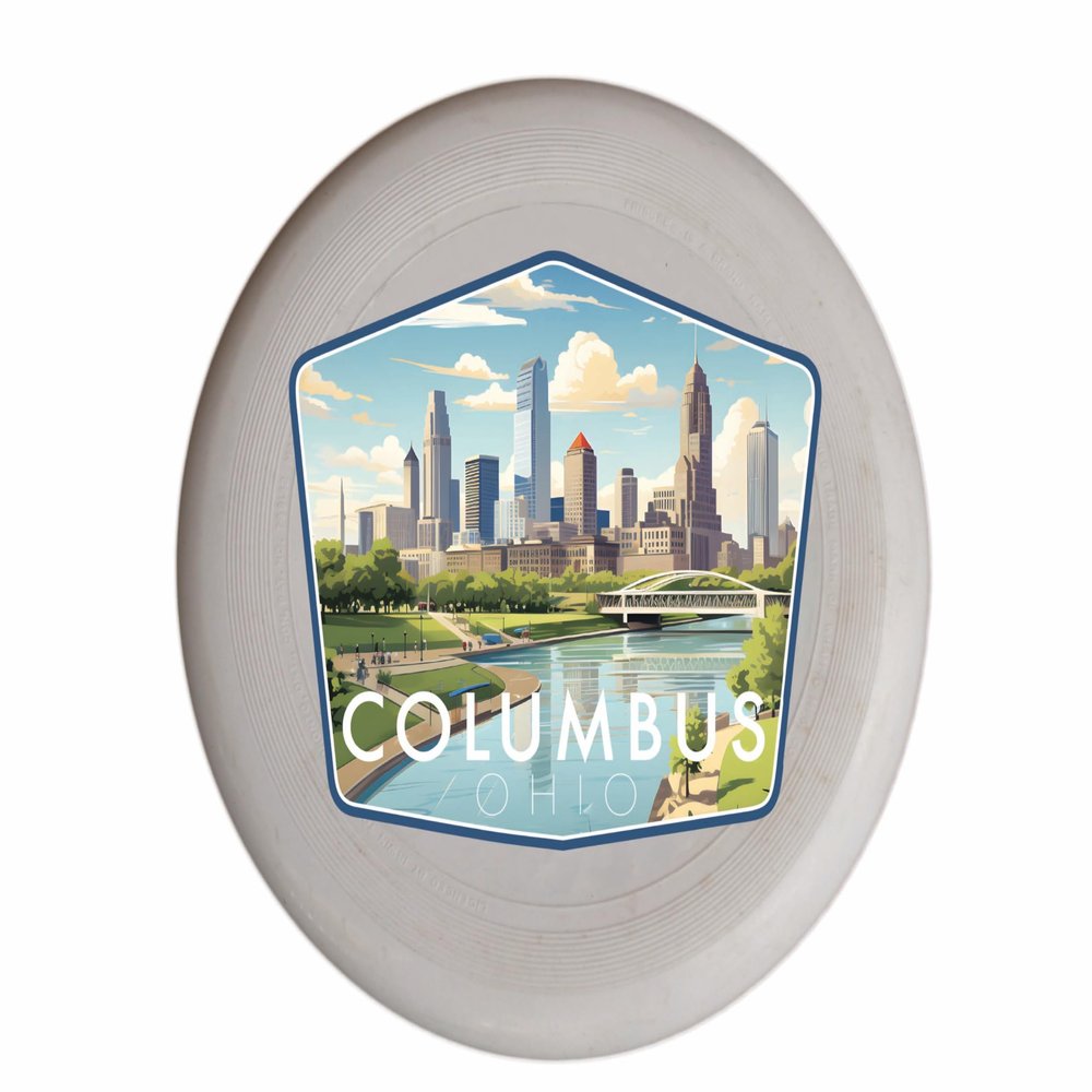 Copenhagen Denmark Design B Souvenir Flying Disc 4-Pack