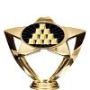 Crown Awards Engrave Now, 6.75" Gold Speed Stacking Tournament Award Shadow Star Trophy 50 Pack view 2