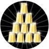 Crown Awards Engrave Now, 6.75" Gold Speed Stacking Tournament Award Shadow Star Trophy 50 Pack view 3