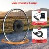 48V 1000W Electric Bike Conversion Kit, 28"/ 29" 700C Rear Wheel Electric Bicycle Hub Motor Conversion Kit Powerful E-Bike Conversion Kit Dual Mode Controller w/LCD Display 5-Speed Adjustment view 4