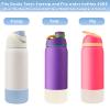LUCKINEE 2Pcs Silicone Boot Bottom Base for Owala FreeSip Twist and Flip Flask 40OZ and Hydro Flask Wide Mouth 32oz 40oz and More Bottles with Bottom Diameter 3.46-3.65in view 2