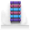 yinjieUS Yoga Mat Holder, yoga mat holder wall mount, Heavy Duty Foam Rollers Home Gym Storage Rack, Metal Commercial Sport Accessories Display Shelf view 1