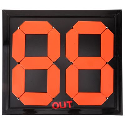VANZACK Football Substitution Board Manual Substitution Tool for Referees Double-sided Display for Visibility Essential Equipment for Soccer and Volleyball Games