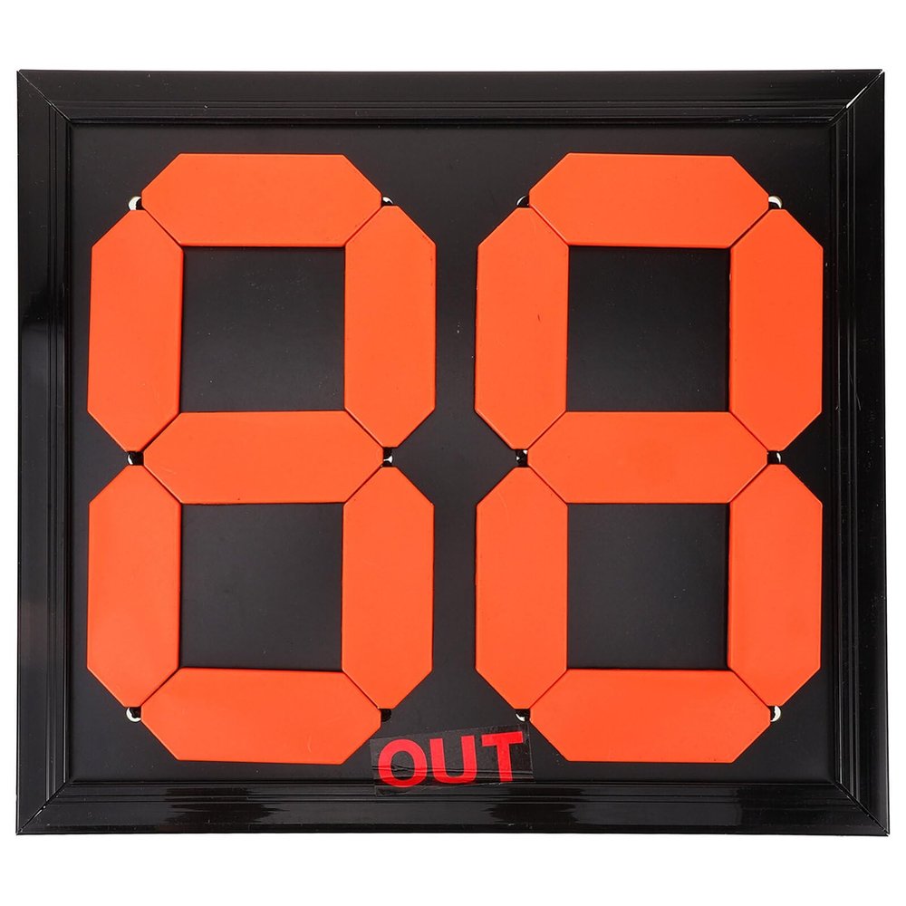 VANZACK Football Substitution Board Manual Substitution Tool for Referees Double-sided Display for Visibility Essential Equipment for Soccer and Volleyball Games