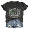 I'm A Plantaholic On The Road to Recovery Get More Plants V Neck T-Shirt Funny Plants Graphic Tees Tops view 1