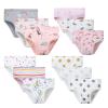 Toddler Girls' Organic Cotton Underwear Cartoon Pattern Briefs Undies Soft Comfortable Breathable (Pink, 18-24 Months) view 1