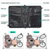 Travel Passport Wallet Passport,Family Passport Holder - Large Travel Passport Wallet Holder for Family Men Women, RFID Blocking,Lightweight Portable with Zipper Pocket,Cute Gray sloth view 2
