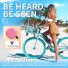 TCBIERO 95dB Bike Bell for Cruisers | Pink | Rust-Proof All-Ages Design | Loud Ring Ring Sound Alarm view 3