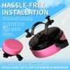 TCBIERO 95dB Bike Bell for Cruisers | Pink | Rust-Proof All-Ages Design | Loud Ring Ring Sound Alarm view 4